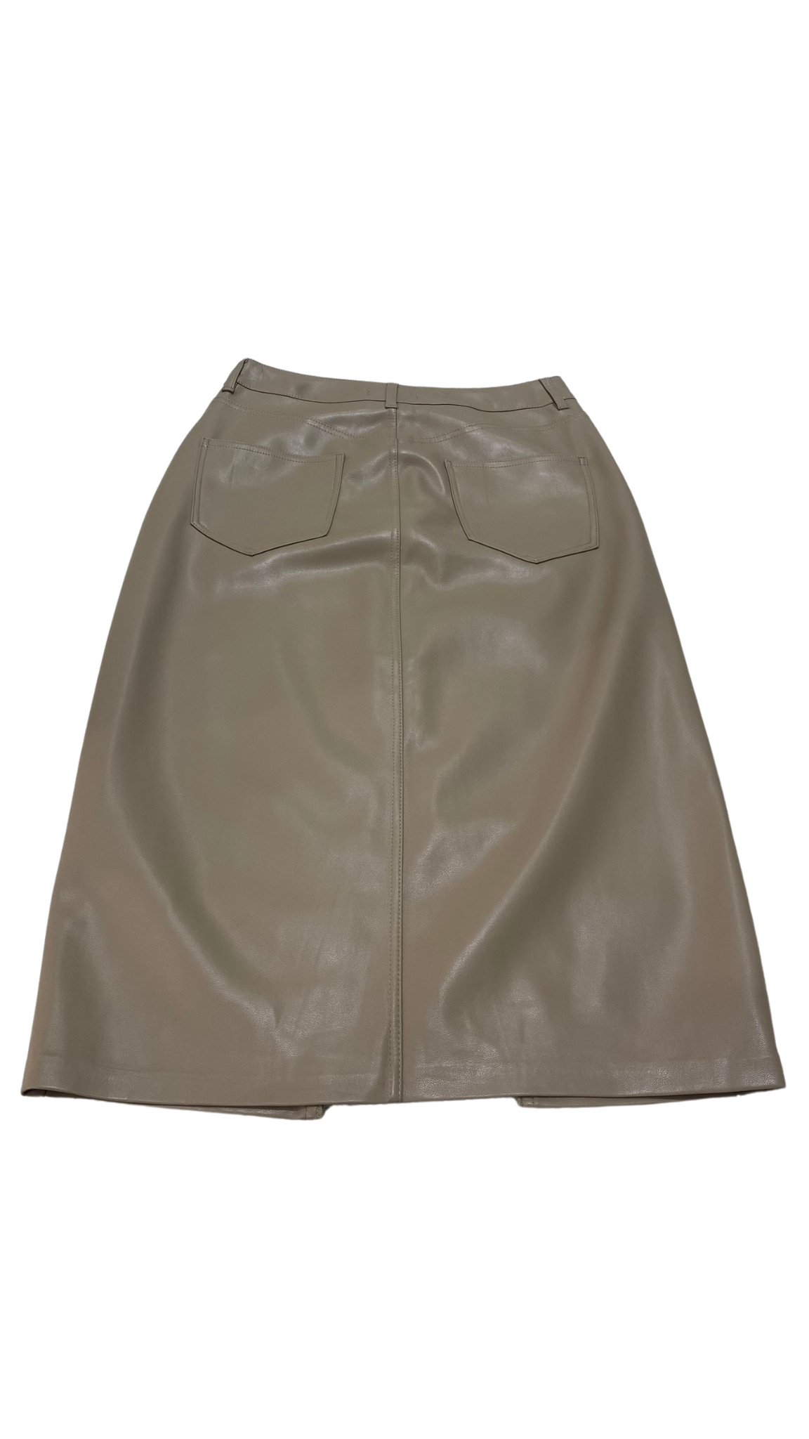 LEATHER-EFFECT SKIRT