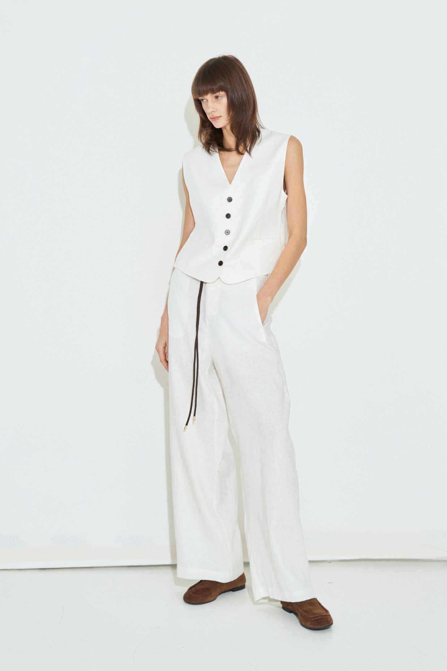 CHALECO LINEN