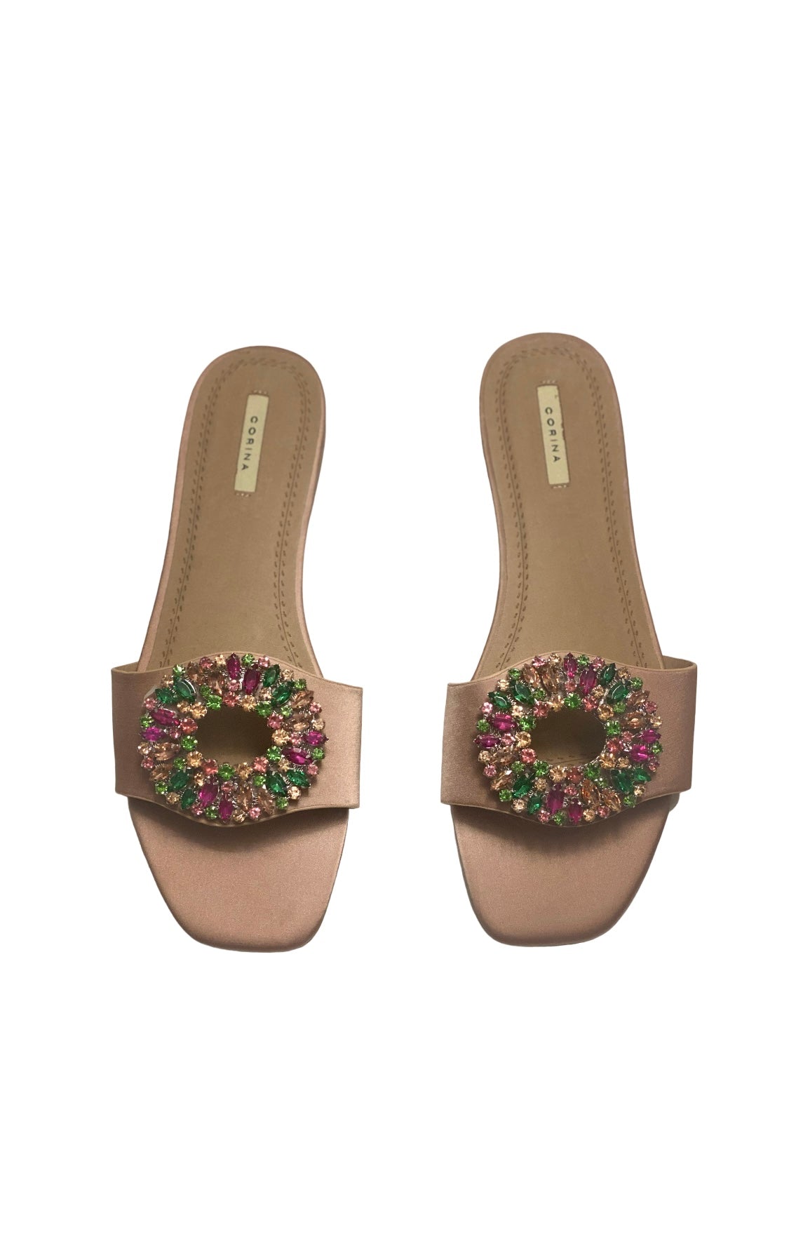 ORNAMENTED FLAT SANDALS