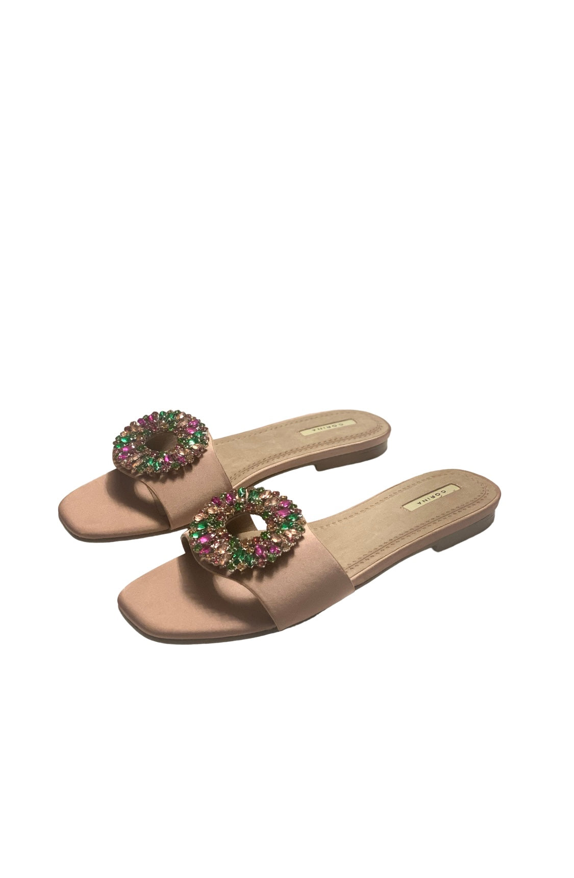 ORNAMENTED FLAT SANDALS