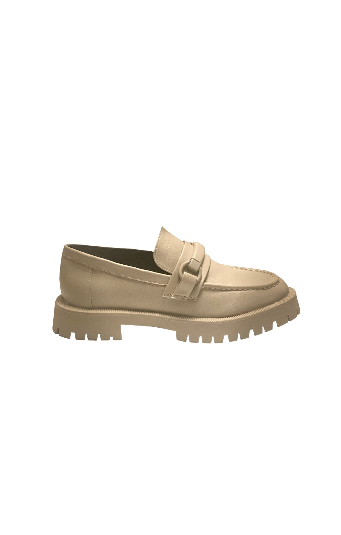 TRACK LEATHER LOAFERS